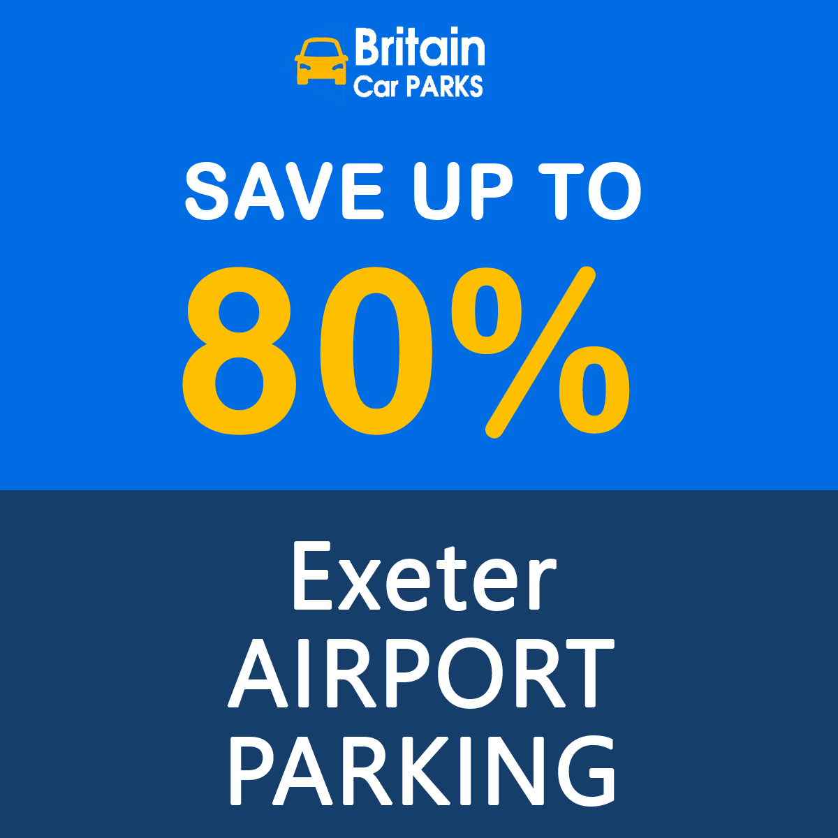 Exeter Airport parking savings